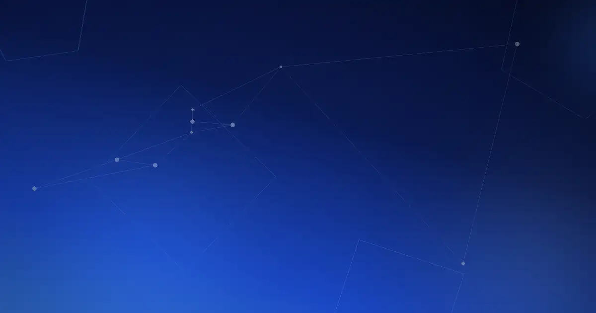Illustration abstraite en dégradé bleu marine, thème conseil cybersécurité indépendant